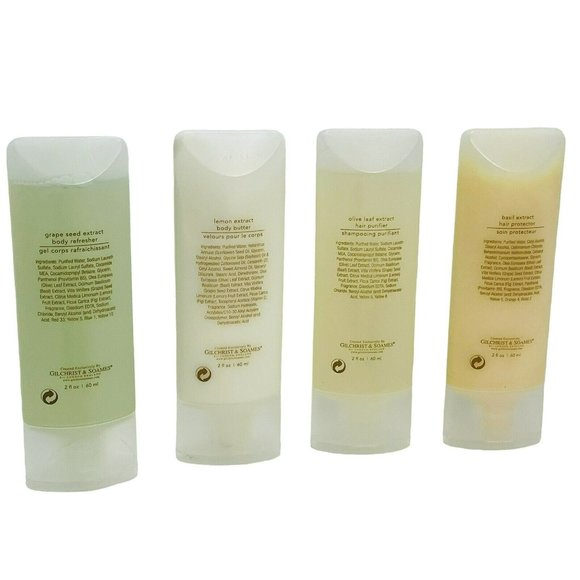 Gilchrist & Soames London England Travel Size Toiletry Set Of 6 Hair Face Body - Picture 4 of 13